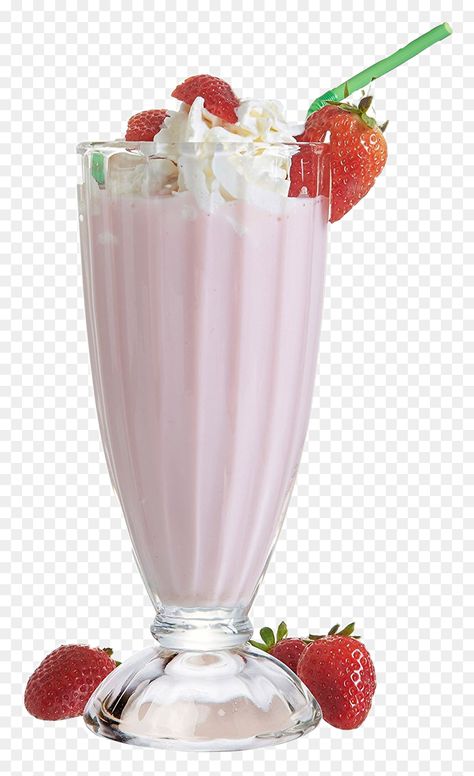 Milkshake White Background, Milkshake Png, Milkshake Clipart, Clipart Strawberry, Strawberry Png, Coffee Poster Design, Oreo Milkshake, Rose Milk, Laneige Lip