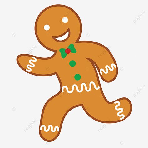 Ginger Cartoon, Gingerbread Man Clipart, Running Clipart, Homecoming Decorations, Man Clipart, Gingerbread Party, Ginger Men, Christmas Gingerbread Men, Gingerbread Men