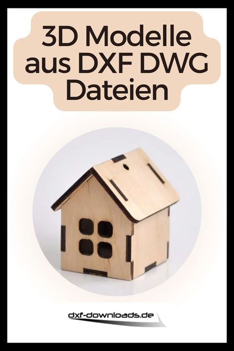 Alle Bilder von Usern die Teile aus dxf dwg Files gebaut haben sind hier zu finden. Vom Vogelhaus bis zum Eifelturm ist alles dabei. Holz oder Stahl, gefräst oder gelasert. 3d Modelle, Bird House, Outdoor Decor, Home Decor, Home Décor