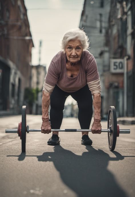 Elderly Woman Power-lifter Womens Gym, Woman Power, Elderly Woman, Gym Aesthetic, Collage Art Projects, Old People, Powerlifting, Powerful Women, Collage Art