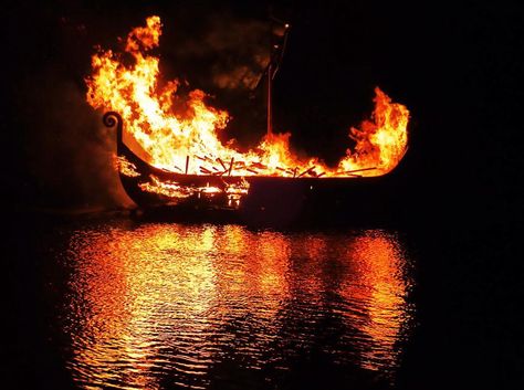 Burning Ship, Up Helly Aa, Fire Cover, Viking Life, The Last Kingdom, Viking Ship, Fire Art, Princess Of Power, Norse Mythology