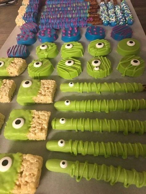 Monsters Inc Birthday Party, Monsters Inc Cake, Monster University Birthday, Monsters Inc Baby Shower, Monsters Inc Baby, Monster Baby Showers, Little Monster Birthday, Monster 1st Birthdays, Monster Inc Birthday