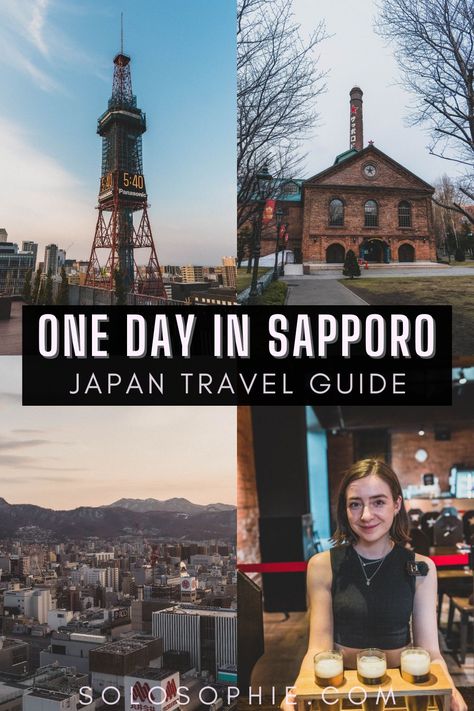 one day in sapporo/ things to do in sapporo hokkaido/ japan travel guide Hokkaido Travel Winter, Winter In Japan, Japan Itinerary, Hokkaido Japan, Japan History, Go To Japan, Japan Travel Guide, Tokyo Tower, Japan Trip