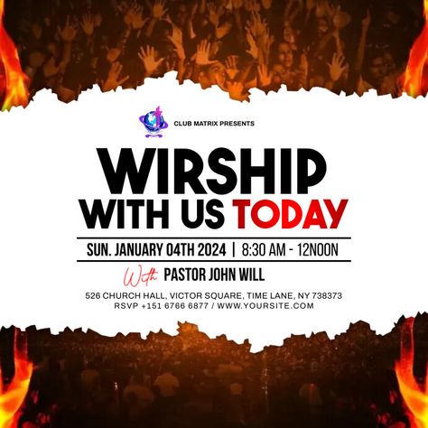 48K+ Free Templates for 'Worship and praise' | PosterMyWall Worship Poster Design, Worship Graphic, Worship Poster, Graphical Poster, Worship Images, Halloween Promotions, Africa Art Design, Poster Idea, Christmas Service