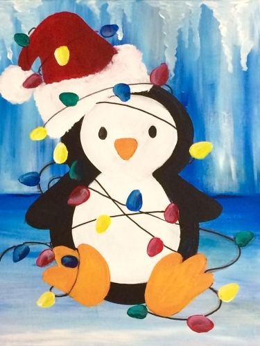 House Vancouver, Christmas Canvas Art, Christmas Paintings On Canvas, Paint Nite, Cute Canvas Paintings, Holiday Painting, Easy Canvas Painting, Winter Painting, Public House