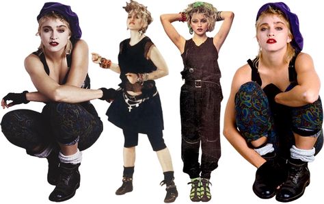 How Madonna Influenced 80s Fashion 1980s Madonna 80s Style, Iconic Madonna Outfits, Madonna 80s Outfit Costumes, 80s Groupie Aesthetic, 80s Madonna Fashion, New Wave Fashion 80s, Madonna In The 80s, New Romantics 80s, Madonna 80s Outfit