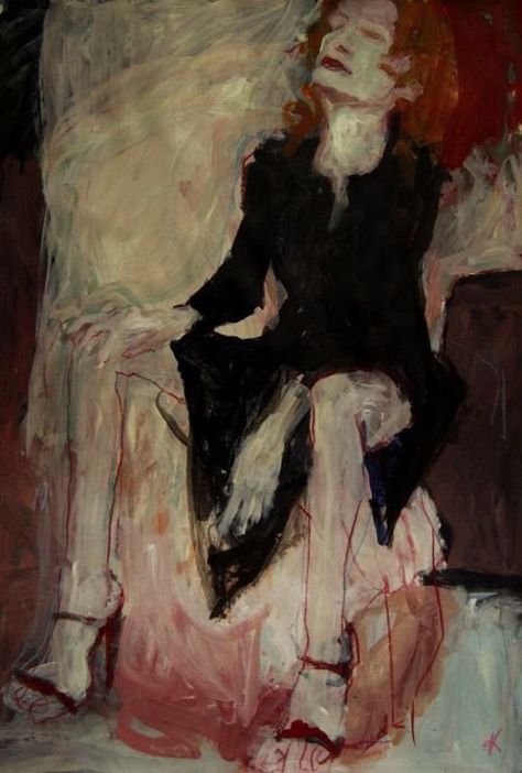 Barbara Kroll, Contemporary Fireplace, Arte Inspo, 인물 사진, Figurative Art, Figure Painting, Contemporary Paintings, Female Artists, Portrait Art