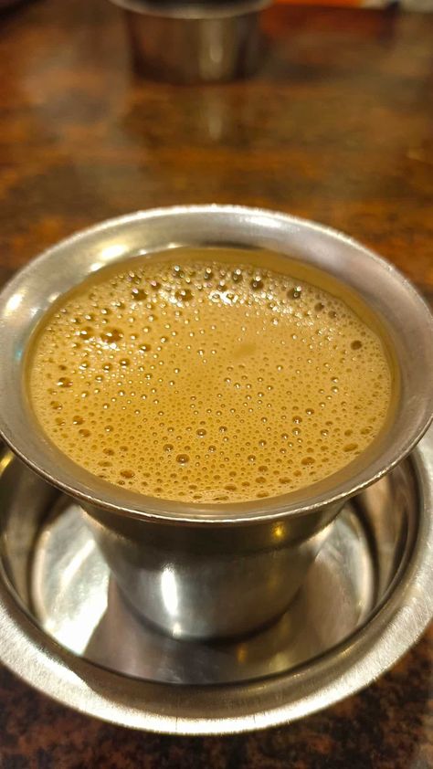 Filter Coffee Indian, South Indian Coffee, South Indian Filter Coffee, Indian Coffee, Aesthetic Captions, Coffee Obsession, Hanuman Wallpaper, Filter Coffee, Coffee Powder