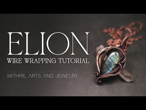 Learn The Art Of Wire Wrapping In This Fun Tutorial! - ELION - YouTube Wire Wrapped Pendant Tutorial, Wrapped Stones, Wire Wrapping Tutorial, Wire Wrap Jewelry Designs, Wire Wrapping Diy, Wire Jewelry Making, Wire Wrapped Jewelry Tutorials, Pendant Tutorial, Wire Wrapping Stones