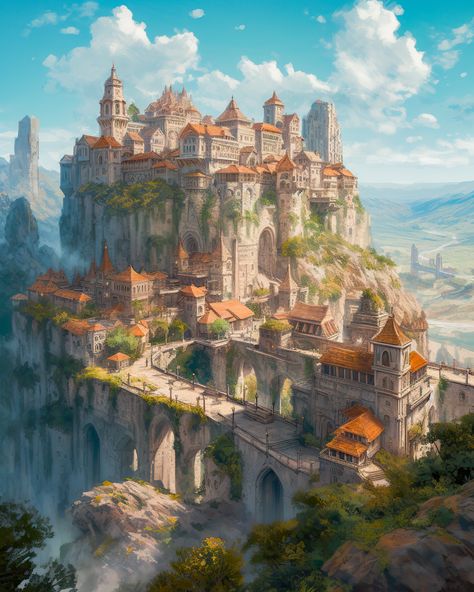 Vila Medieval, Fantasy Story Ideas, For Phone Wallpaper, Fantasy Town, Fantasy Background, Rpg Map, Fantasy Images, Fantasy City, Fantasy Castle