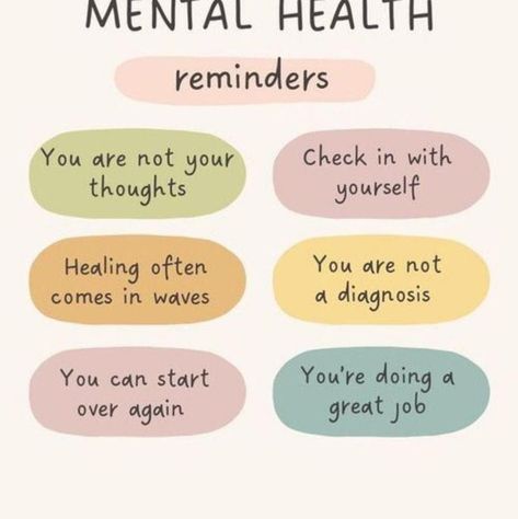 World Mental Health Day💗💚 World Mental Health Day, Mental Health Day, Health Day, Groundhog Day, Self Care Activities, Social Work, Healing, Holidays, Health