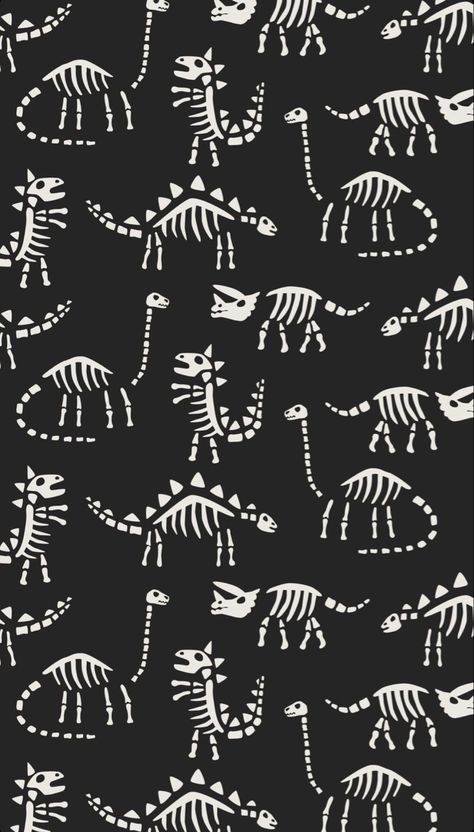 Biology Phone Wallpaper, Spooky Pattern Design, Dinosaur Phone Backgrounds, Gothic Phone Backgrounds, Cute Wallpaper Ideas Iphone, October Phone Background, Dino Aesthetic Wallpaper, Dinosaur Iphone Wallpaper, Aesthetic Dinosaur Wallpaper