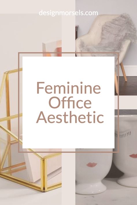 feminine office aesthetic Small White Office Ideas, Office Decor Workplace Women, Beige Office Aesthetic, White And Gold Office Ideas, Aesthetic Desk Decor Ideas, Office Aesthetic Woman, Desk Aesthetic Inspiration, Feminine Home Office Classy, White Office Ideas