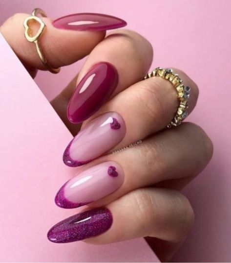 Magenta Nails, Nails Art Ideas, Purple Acrylic Nails, May Nails, Viva Magenta, Trendy Nail Art Designs, Nail Candy, Pretty Nail Art Designs, Long Acrylic Nails Coffin