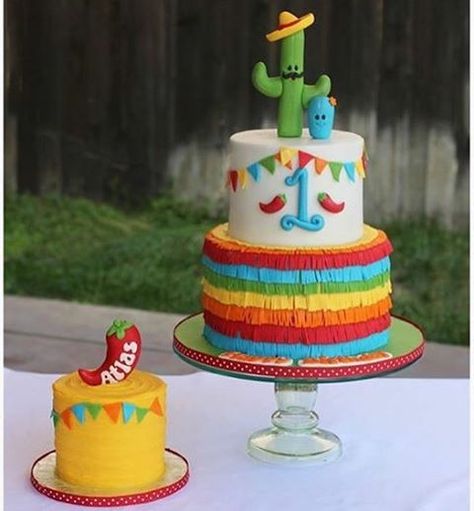 #fiesta #fiestaparty #fiestacake #fiesta1stbirthday Mexican Theme Cake, Boy Mexican, Mexican Birthday Parties, Fiesta Cake, Cake Boy, Fiesta Birthday Party, Mexican Birthday, Fiesta Theme Party, Mexican Theme