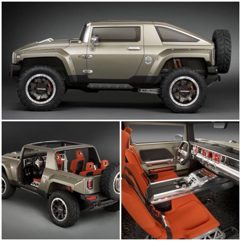 Hummer HX Hummer Hx, Hummer Truck, Jeep Concept, 1965 Shelby Cobra, Jeep Bumpers, Custom Jeep, Hummer H2, Suv Cars, Cool Sports Cars