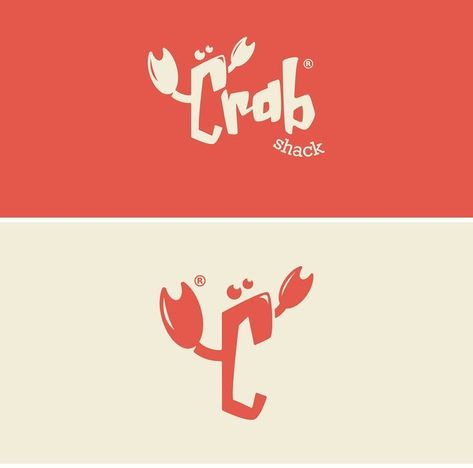 Logos For Artists, Crab Logo Design, Sign Graphic Design, Crab Logo, Fun Logos, Good Logo Design, Premium Logo Design, Logo Inspiration Modern, Simple Logos