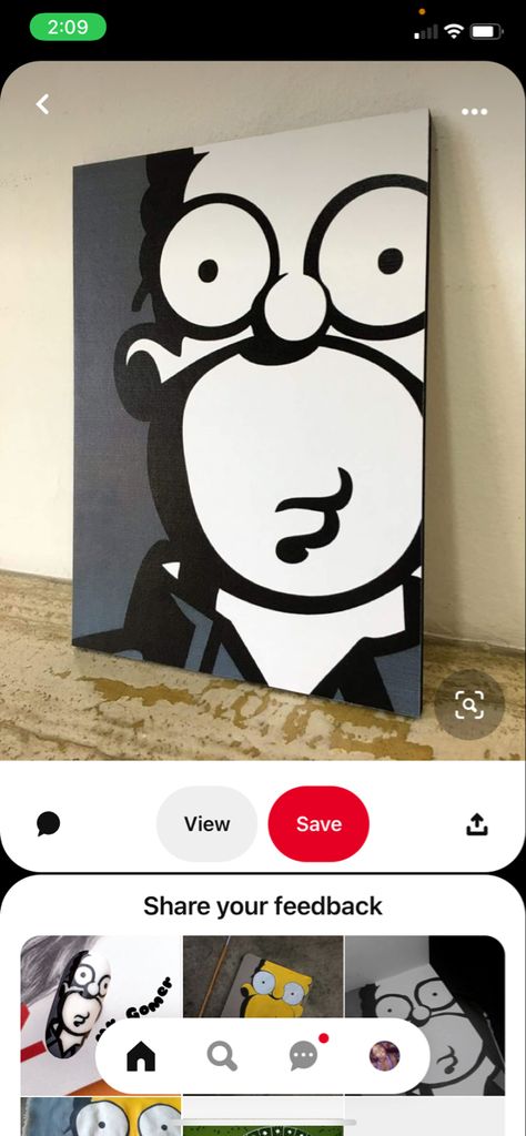 Simpson Painting Canvases, Homer Simpson Paintings, A Cartoon Character, Painting Canvases, Painting Tattoo, The Simpson, Different Art Styles, Homer Simpson, Sketchbook Art