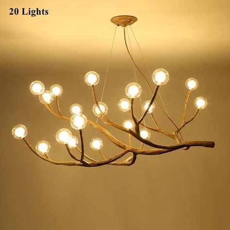 Twig Chandelier, Kitchen Hanging Lamps, Kitchen Fixture, Retro Chandelier, Branch Chandelier, Modern Pendant Lamps, Bubble Chandelier, Glass Bubble, Minimalist Lighting