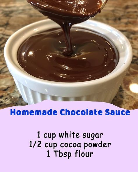 Chocolate Sauce Recipe Cocoa Powder, Chocolate Sauce Recipe, Homemade Chocolate Sauce, Chocolate Sauce Recipes, Hearty Dinner, Light Lunch, Chocolate Sauce, Homemade Chocolate, Interesting Food Recipes