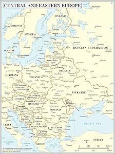 Gifts Delight Laminated 24x32 Poster: Central and Eastern Europe Map Eastern Europe Map, Europe Map, Eastern Europe, Travel Around The World, Travel Around, Buying Gifts, Laminate, Poland, Around The Worlds