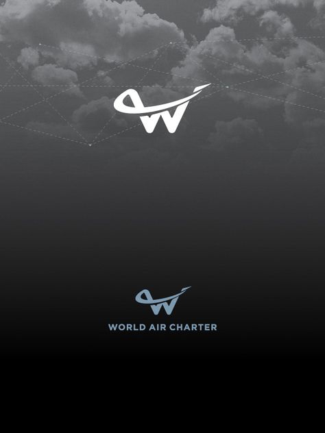 World Air Charter Logo | #corporate #branding #creative #logo #personalized #identity #design #corporatedesign Inspiration Logo Design, Clever Logo, Logo Luxury, Travel Logo, Up North, Corporate Branding, Logo Mark, Logo Branding Identity, Unique Logo