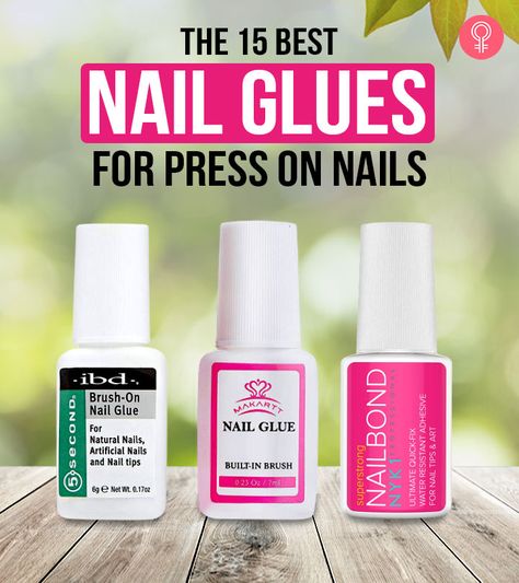 Press On Nail Designs Short, Gel Glue On Nails, Best Fake Nails To Buy, Best Glue On Nails, Remove Fake Nails At Home, Best Glue For Press On Nails, Nail Glue Hack, Nail Glue, How To Take Nail Glue Off Nails