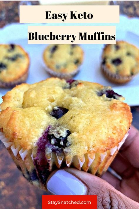 Blueberry Muffins From Scratch, Recipe With Almond Flour, Almond Flour Blueberry Muffins, Paleo Blueberry Muffins, Dolce Poche Calorie, Keto Blueberry Muffins, Blueberry Muffins Recipe, Desayuno Keto, Keto Blueberry