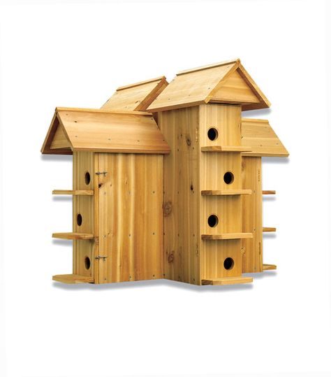 Our T14 system that comes in Cedar and Polywood options Purple Martin Birdhouse Plans, Bird Houses Plans, Martin House Plans, Purple Martin House Plans, Purple Martin Bird, Purple Martin Birdhouse, Diy Bird Houses, Martin Bird House, Martin Bird