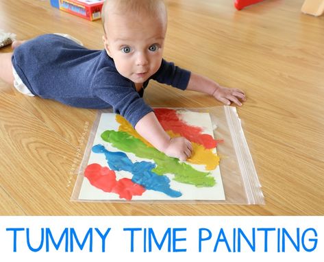 8 Month Old Art Projects, 4 Month Old Arts And Crafts, Infant Activities 5 Months, Fine Motor Activities For 8 Month Old, 6 Month Old Art Projects, Diy Tummy Time Activities, Tummy Time Activities 4 Month Old, Tummy Time Activities 3 Months, Activities For 3 Month Old