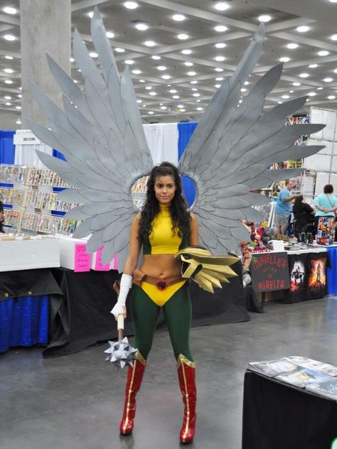 Gina Hawk Girl Costume, Hawkgirl Cosplay, Hawkgirl Dc, Hawk Girl, Dc Costumes, Golden Week, Justice Society Of America, Superhero Cosplay, Dc Cosplay