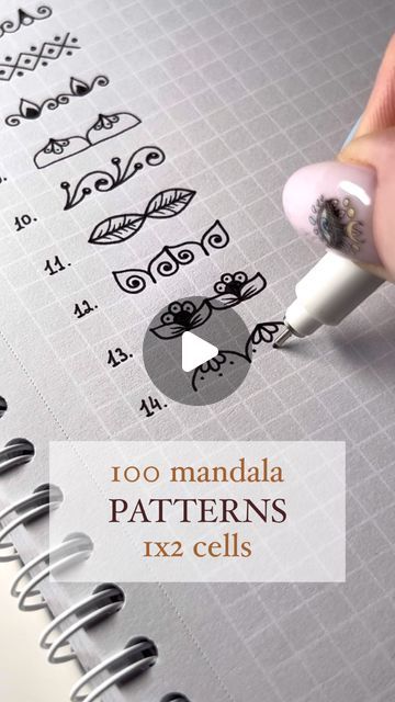 Mandala Patterns Ideas, Mandala Pattern Sheet, Traceable Patterns, Mandala Art Pattern, Mandela Patterns, Easy Zentangle Patterns, Easy Zentangle, Cell Parts, Easy Mandala