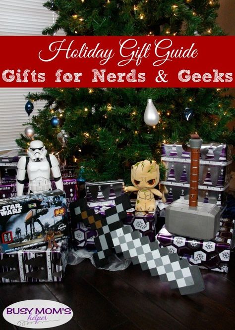 Holiday Gift Guide: Gifts for Nerds & Geeks / Whether Star Wars or Star Trek, Marvel or DC, Dr. Who, Harry Potter or any other incredible brands, here's a great list of perfect gifts for my fellow nerds & geeks! #holidaygiftguide #gifts #starwars #startrek #drwho #marvel #dc #superhero #harrypotter #giftideas #nerdgifts #geekgifts Nerdy Christmas Gifts, Harry Potter Dr, Gifts For Nerds, Marvel Or Dc, Nerd Home, Nerdy Christmas, Dating Etiquette, Geek Gifts For Him, Raffle Basket