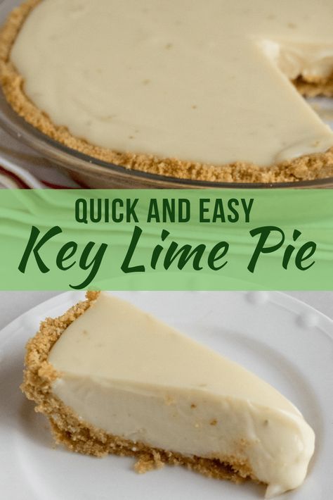 Bunco Desserts, Easy Key Lime Pie Recipe, Lime Dessert, Easy Key Lime Pie, Key Lime Recipes, Budget Desserts, Key Lime Pie Easy, Shell Tree, Key Lime Pie Recipe