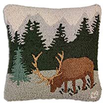 Check this out on Amazon Hand Hooked Pillows, Black Forest Decor, Hooked Pillow, Rug Hooking Patterns, Hooked Wool, Wool Pillows, Decorative Throws, Rug Hooking, Cabin Decor