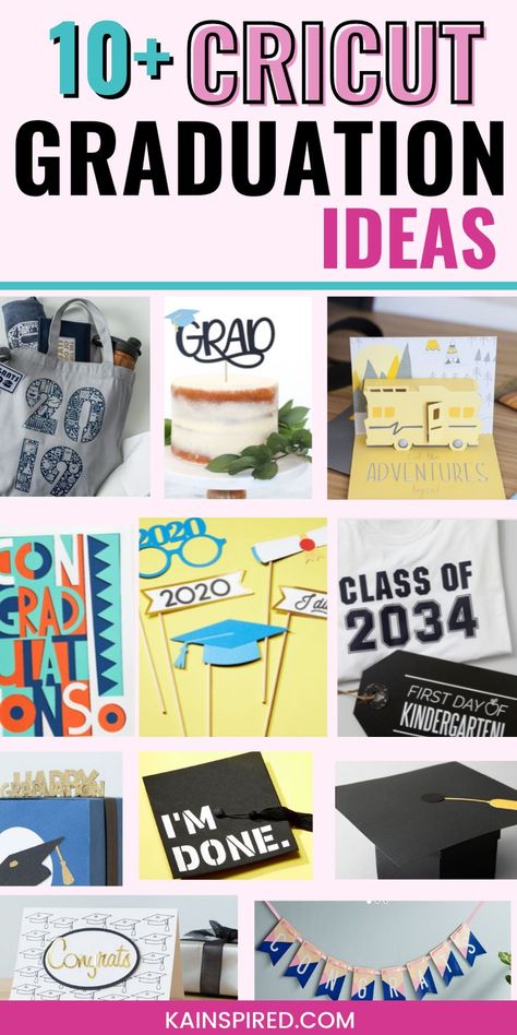 CRICUT GRADUATION IDEAS Cricut Graduation, Graduation Memories, Diy Graduation, Cricut Supplies, Grad Party Decorations, Diy Projects To Sell, Graduation Banner, Diy Projects For Kids, Graduation Project