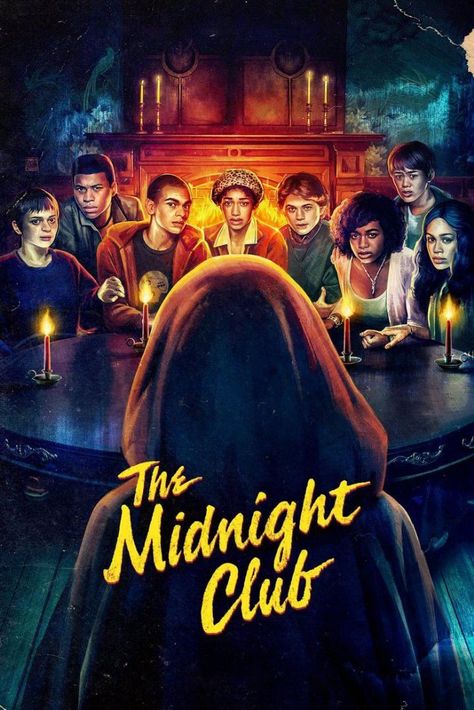 The Midnight Club, Netflix Horror, Midnight Club, Horror Series, Detective Fiction, Key Art, Club Poster, Tv Series Online, Afraid Of The Dark