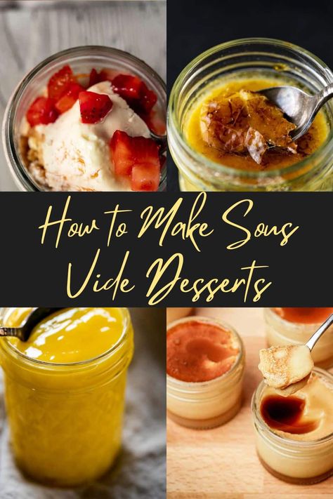 Sous Vide Cheesecake, Sous Vide Dessert, Cooking Desserts, Mango Dessert, Culinary Lavender, Sous Vide Recipes, Bite Size Desserts, Fine Dining Recipes, Sous Vide Cooking