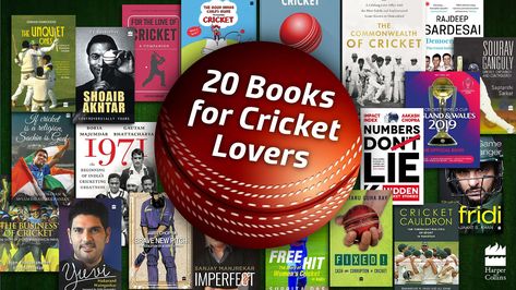 20 Must-Read Books on Cricket and Cricketers Ian Botham, Steve Waugh, Cricket Books, Must Read Books, Shahid Afridi, World Cup Champions, Icc Cricket, Sports Marketing, Sachin Tendulkar