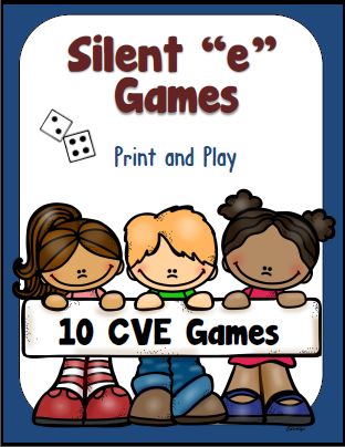 Cvce Games, Short Vowel Games, Magic E Words, Silent E, Reading Tutoring, Cvce Words, Magic E, Work Stations, E Words