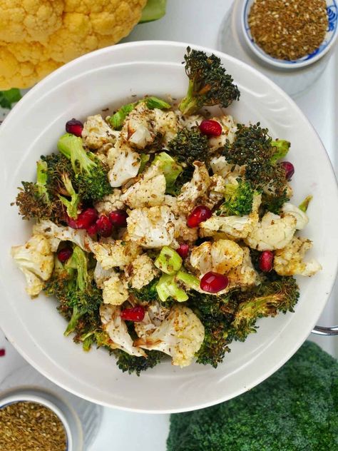 Air Fryer Broccoli And Cauliflower, Air Fryer Broccoli, Elimination Diet Recipes, Low Histamine Foods, Broccoli And Cauliflower, Fried Broccoli, Histamine Intolerance, Low Histamine Diet, Mediterranean Spices