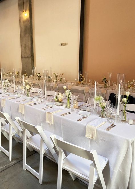 Long Table Arrangements, Long Wedding Table Decorations, Bud Vase Arrangements, Long Table Decorations, Taper Candle Centerpiece, Wedding Table Vases, Long Table Centerpieces, Bud Vases Wedding, Taper Candles Wedding