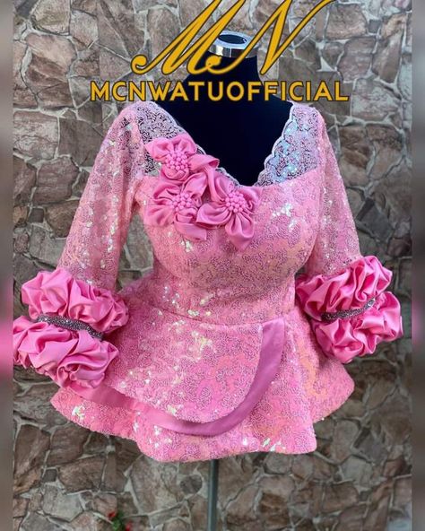 Lace Hand Styles, Cord Lace Skirt And Blouse Styles, Lace Blouses For Women Nigerian, Cord Lace Blouse Styles, Peplum Lace Skirt And Blouse, A Shape Gown Lace Aso Ebi, Iro And Buba Styles Lace Classy, Iro And Blouse, Igbo Blouse