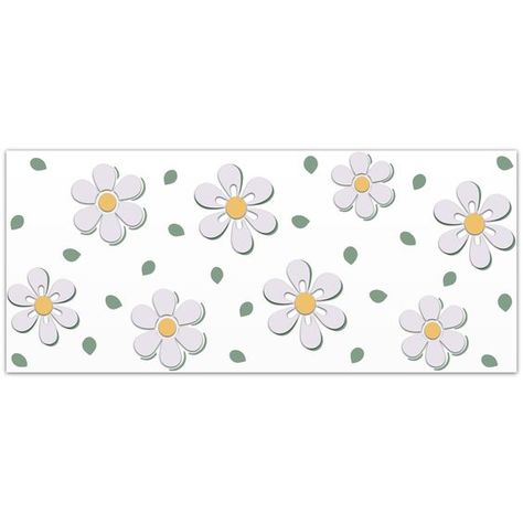 Daisy Flower Libbey Glass Wrap Svg, Spring Daisy Floral 16oz 20oz Libby Beer Can Glass Ful #svg #svgquotes #svgideas #svgfiles #freesvg #svgdesigns Flower Svg For Cup, Glass Wrap Svg, Spring Daisy, Cup Svg, Glass Wrap, Cricut Png, Cool Anime Wallpapers, Libbey Glass, Cup Design