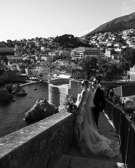 European elopement in Dubrovnik Croatia Croatia Elopement, European Elopement, Dubrovnik Wedding, Croatia Wedding, Wedding Portrait Poses, Wedding Pic, Baby Fits, Dubrovnik Croatia, Portrait Poses