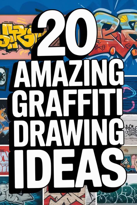 20 Life-Changing Graffiti Drawing Ideas Urban Street Art Graffiti Artworks, Graffiti Drawing Ideas, Graffiti Letter M, How To Do Graffiti, Graffiti School, Graffiti Letters Styles, Creative Graffiti, Graffiti Art Style, Digital Graffiti