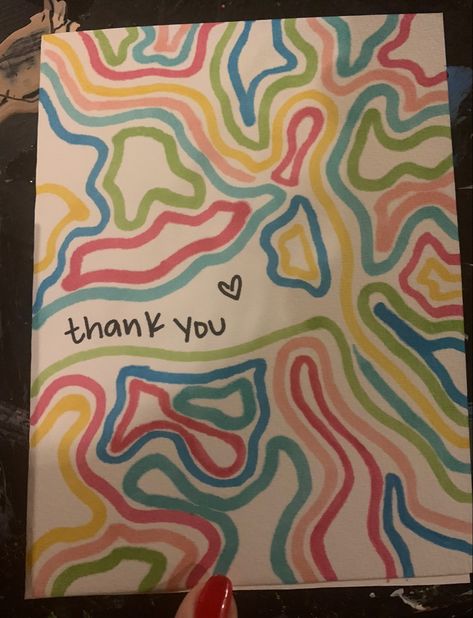 Thank You Card Doodles, Scachbook Idea, Thank You Doodle, Sketchbook Art Journal Colorful, Squiggle Art, Journal Inspiration Writing, Bullet Journal Quotes, Bulletin Journal Ideas, Posca Art