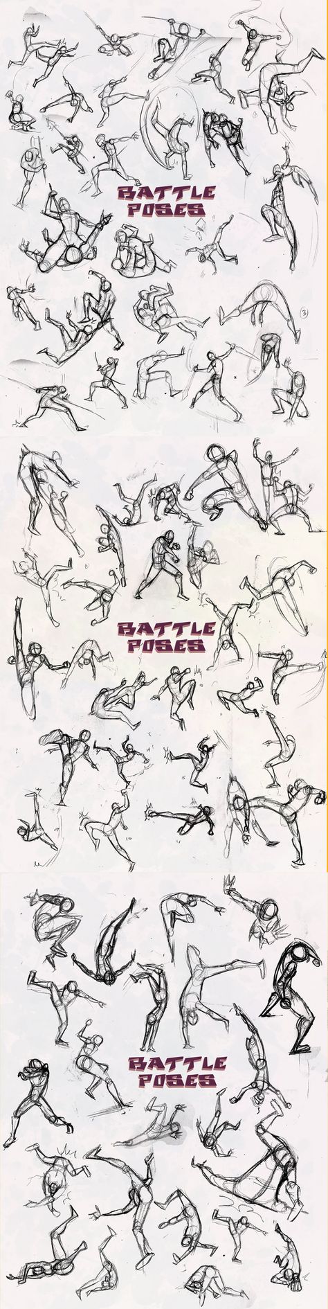 Battle Poses, Gesture Drawing, 캐릭터 드로잉, Poses References, Figure Drawing Reference, Action Poses, Art Poses, Anime Poses Reference, Drawing Poses