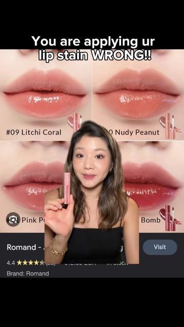 Asian Makeup Tips, Korean Lip Tint, Tiktok Makeup, Makeup Order, Korean Makeup Tutorials, Lip Makeup Tutorial, Makeup Artist Tips, Ethereal Makeup, Colors For Skin Tone