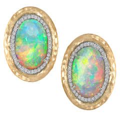 Gold Opal Earrings, Ammolite Jewelry, Vintage Drop Earrings, 18k Gold Earrings, Opal White, Earrings Drop, Antique Earrings, Opal Earrings, Gorgeous Jewelry